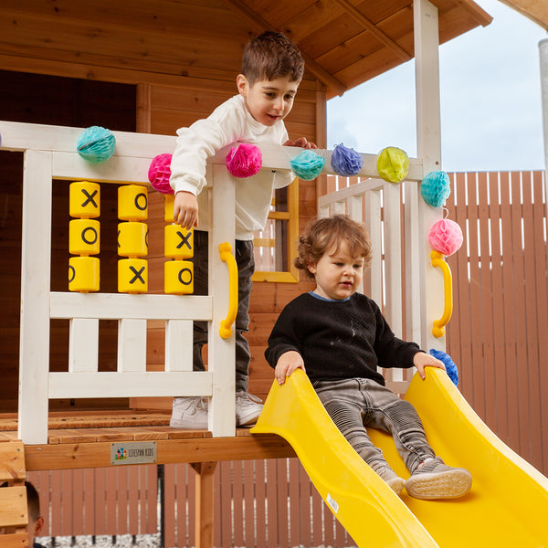 Warrigal Cubby House with Green Slide