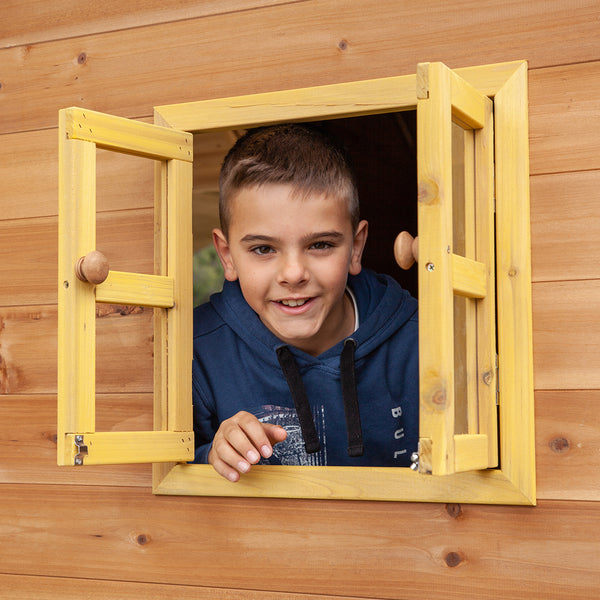 Warrigal Cubby House with Green Slide