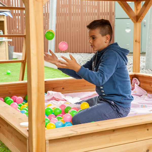 Warrigal Cubby House with Green Slide