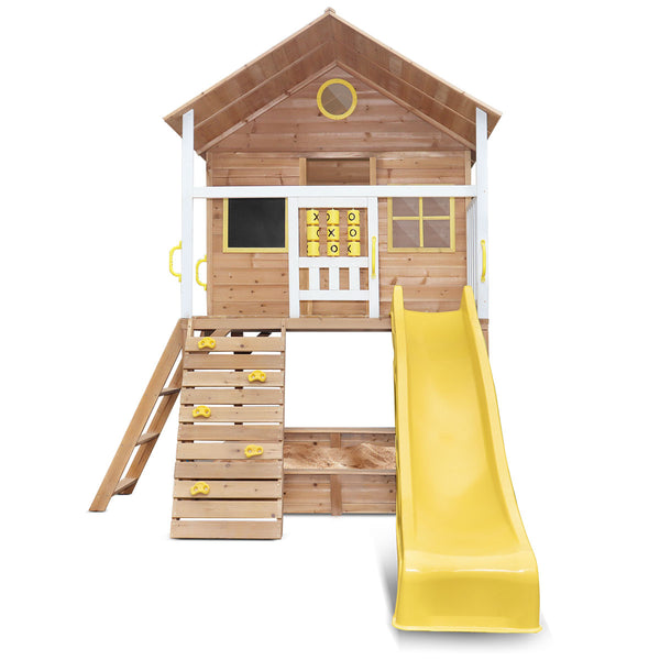 Warrigal Cubby House with Yellow Slide