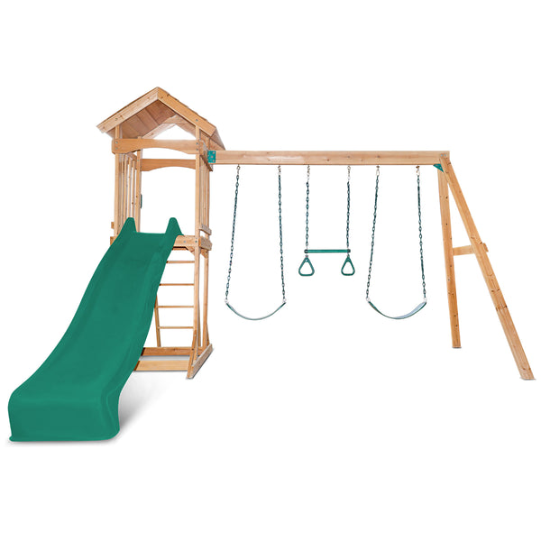 Albert Park Swing & Play Set (Green Slide)