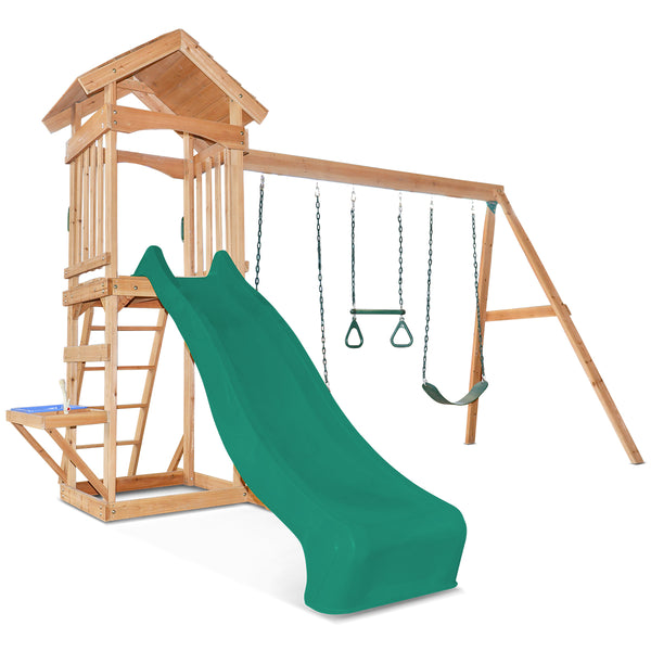 Albert Park Swing & Play Set (Green Slide)