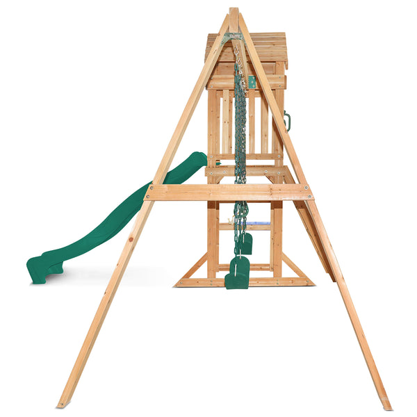 Albert Park Swing & Play Set (Green Slide)