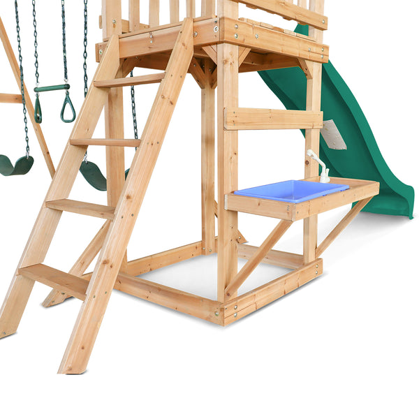 Albert Park Swing & Play Set (Green Slide)