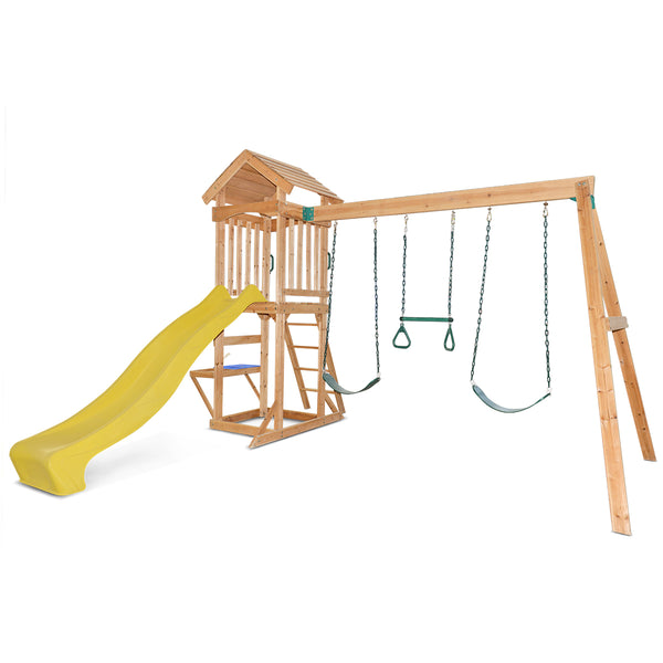 Albert Park Swing & Play Set (Yellow Slide)