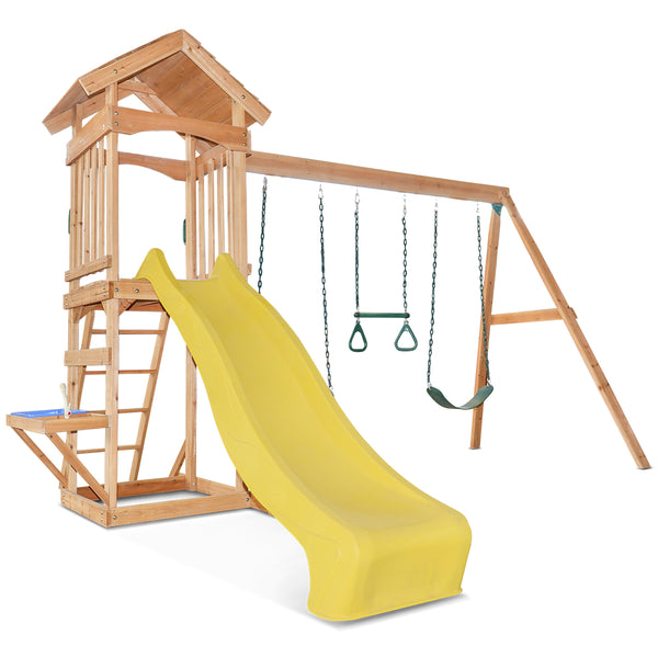Albert Park Swing & Play Set (Yellow Slide)
