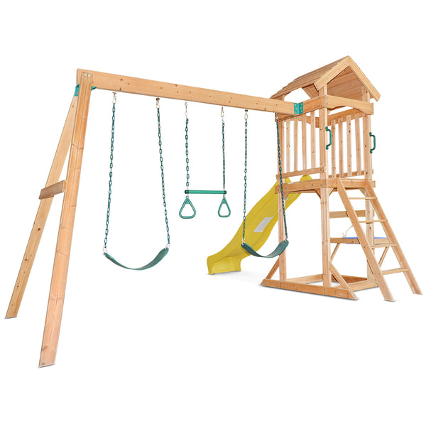 Albert Park Swing & Play Set (Yellow Slide)