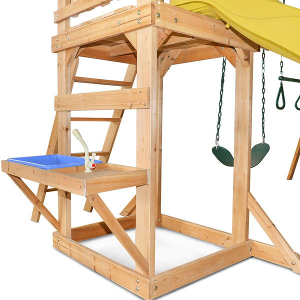 Albert Park Swing & Play Set (Yellow Slide)