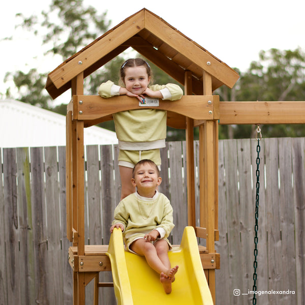 Albert Park Swing & Play Set (Yellow Slide)