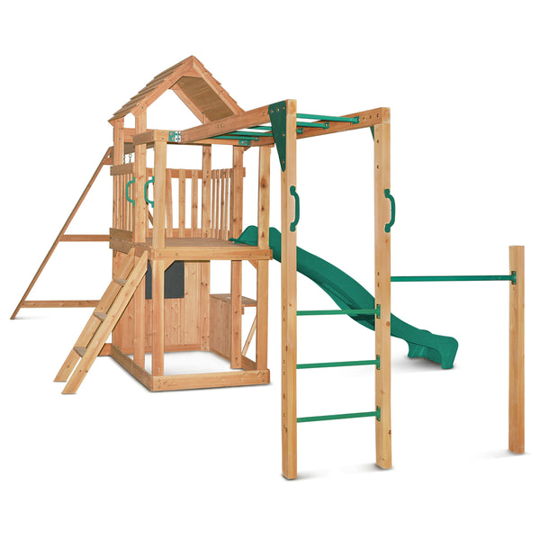 Coburg Lake Swing & Play Set (Green Slide)