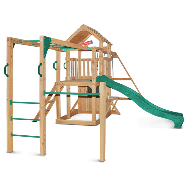 Coburg Lake Swing & Play Set (Green Slide)