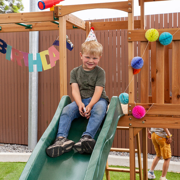 Coburg Lake Swing & Play Set (Green Slide)