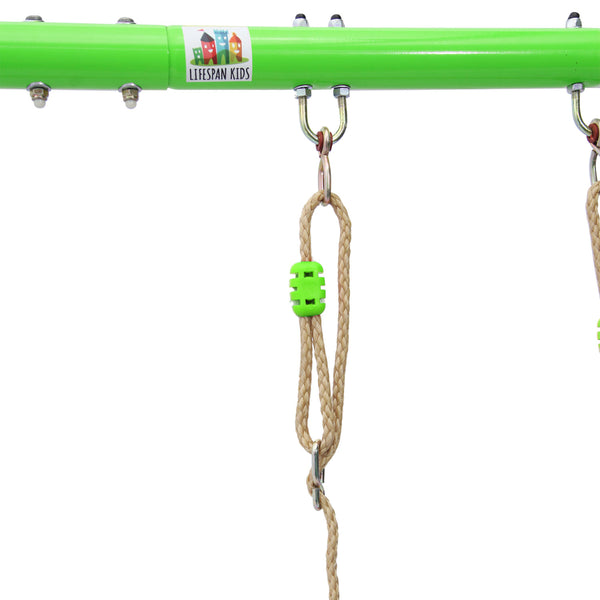 Lynx Metal Swing Set with Slide