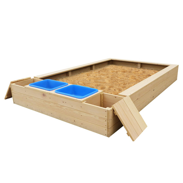 Mighty Sandpit with Wooden Cover