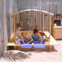 Playfort Sandpit (Blue Canopy)