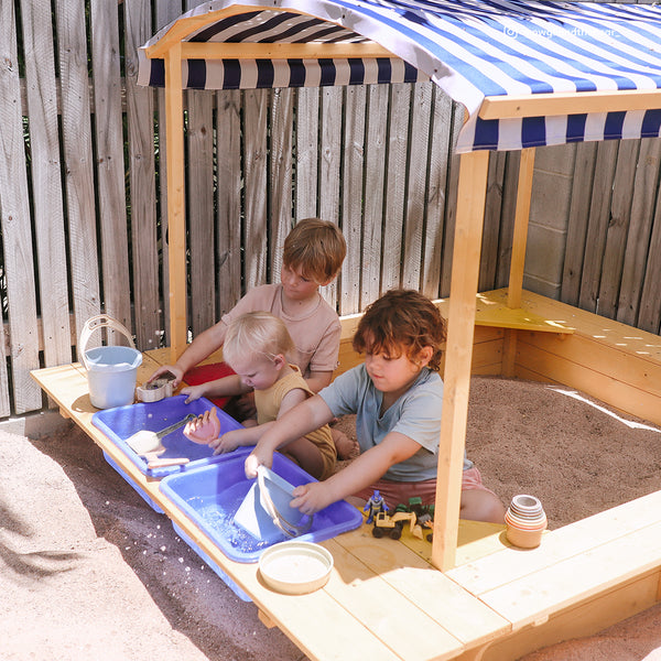 Playfort Sandpit (Blue Canopy)