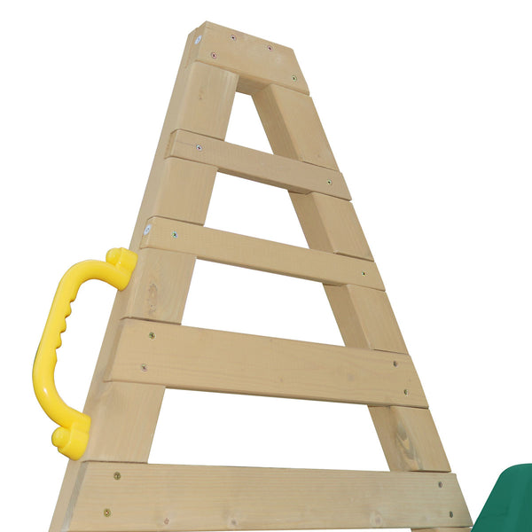 Jumbo 3m Climb & Slide in Green