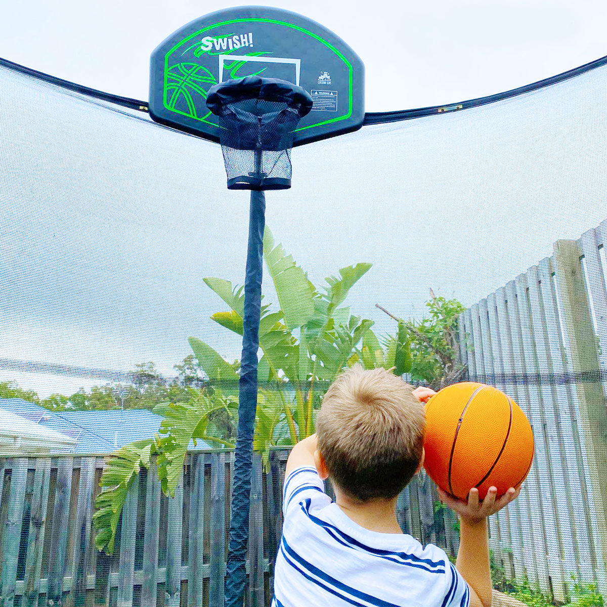 Flexible Basketball Hoop for Trampoline