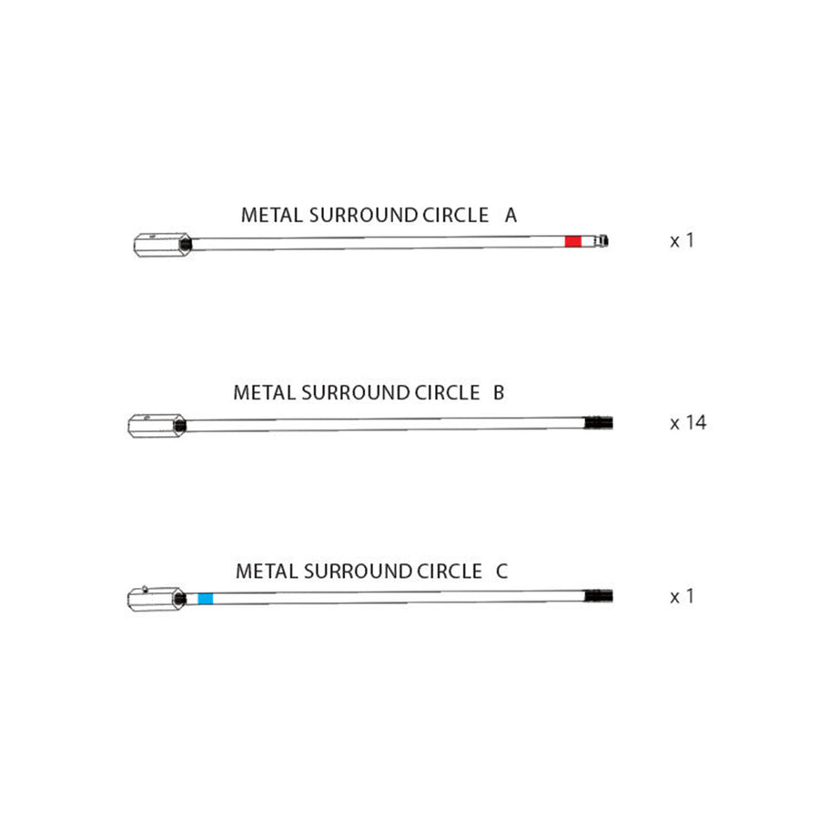 16ft Steel Net Ring Set